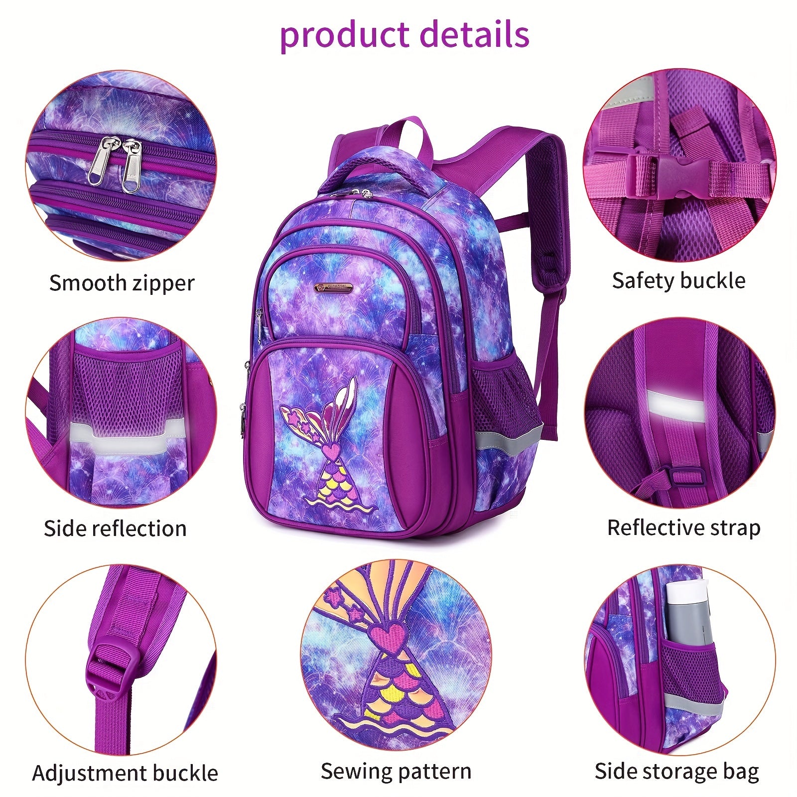 Kids Large Capacity Backpack for School and Travel
