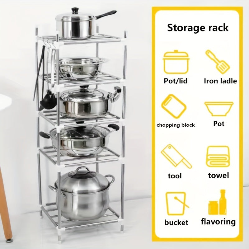 Stainless Steel Pot Holder for Cookware Storage