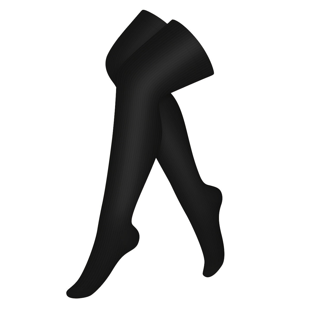 4 Pairs Thigh High Copper Sports Compression Socks For Women Men 15-25 Mmhg
