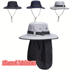 Adjustable Brim Sun Hat for Outdoor Activities
