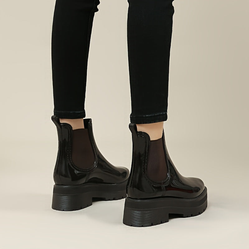 Women's Waterproof Rain Boots Casual Wear-Resistant Water Shoes
