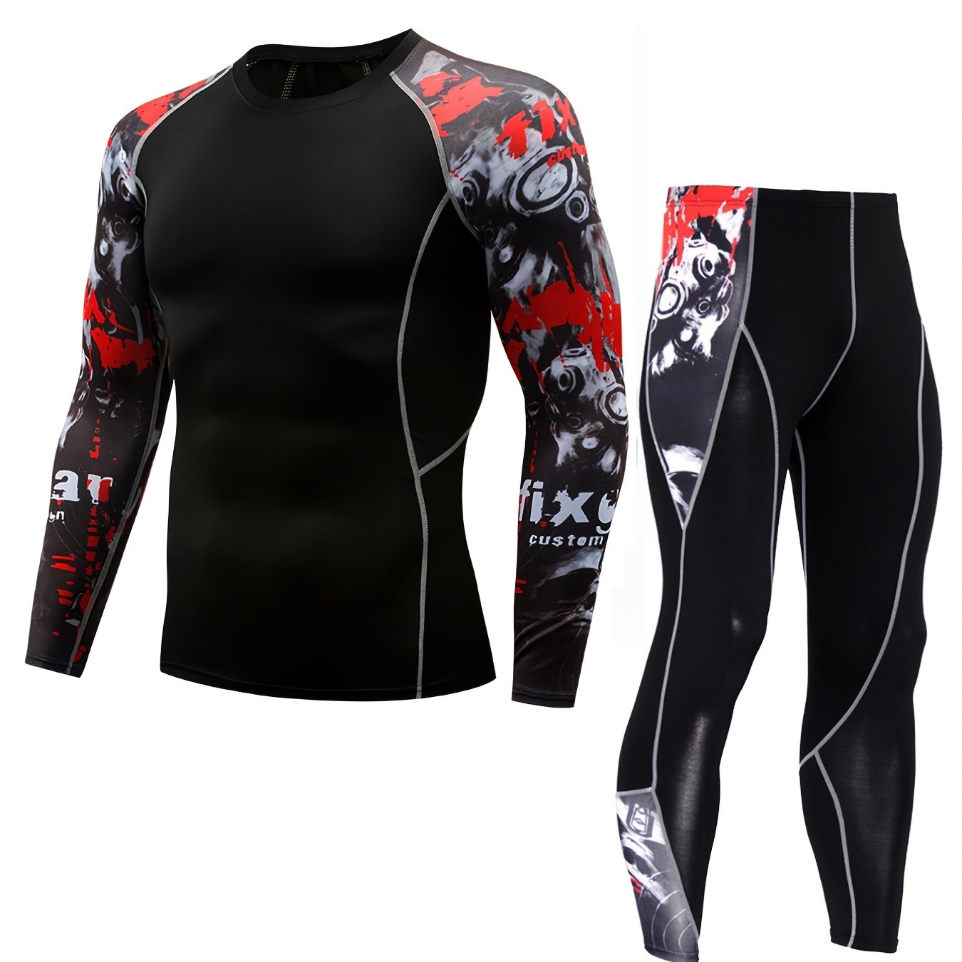 Men's Quick Dry Fitness Suit for Basketball Running Yoga