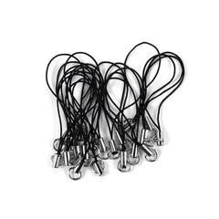 100Pcs Lanyard Cord Lobster Clasp Christmas Bell Keychain Hooks