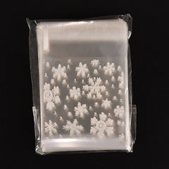 100Pcs Christmas Cellophane Treat Gift Bags