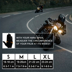 MVPTOO Protective Motorcycle Gloves Full Finger Tactical Gloves for Men & Women