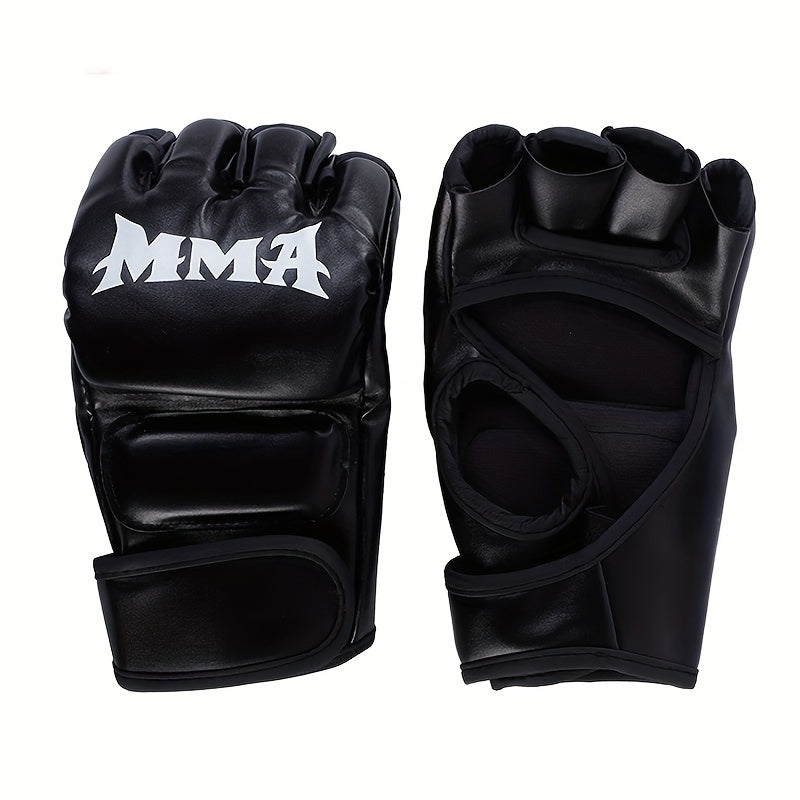 2pcs Half Finger Taekwondo Karate Gloves, Kickboxing Protective Gear