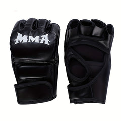 2pcs Half Finger Taekwondo Karate Gloves, Kickboxing Protective Gear