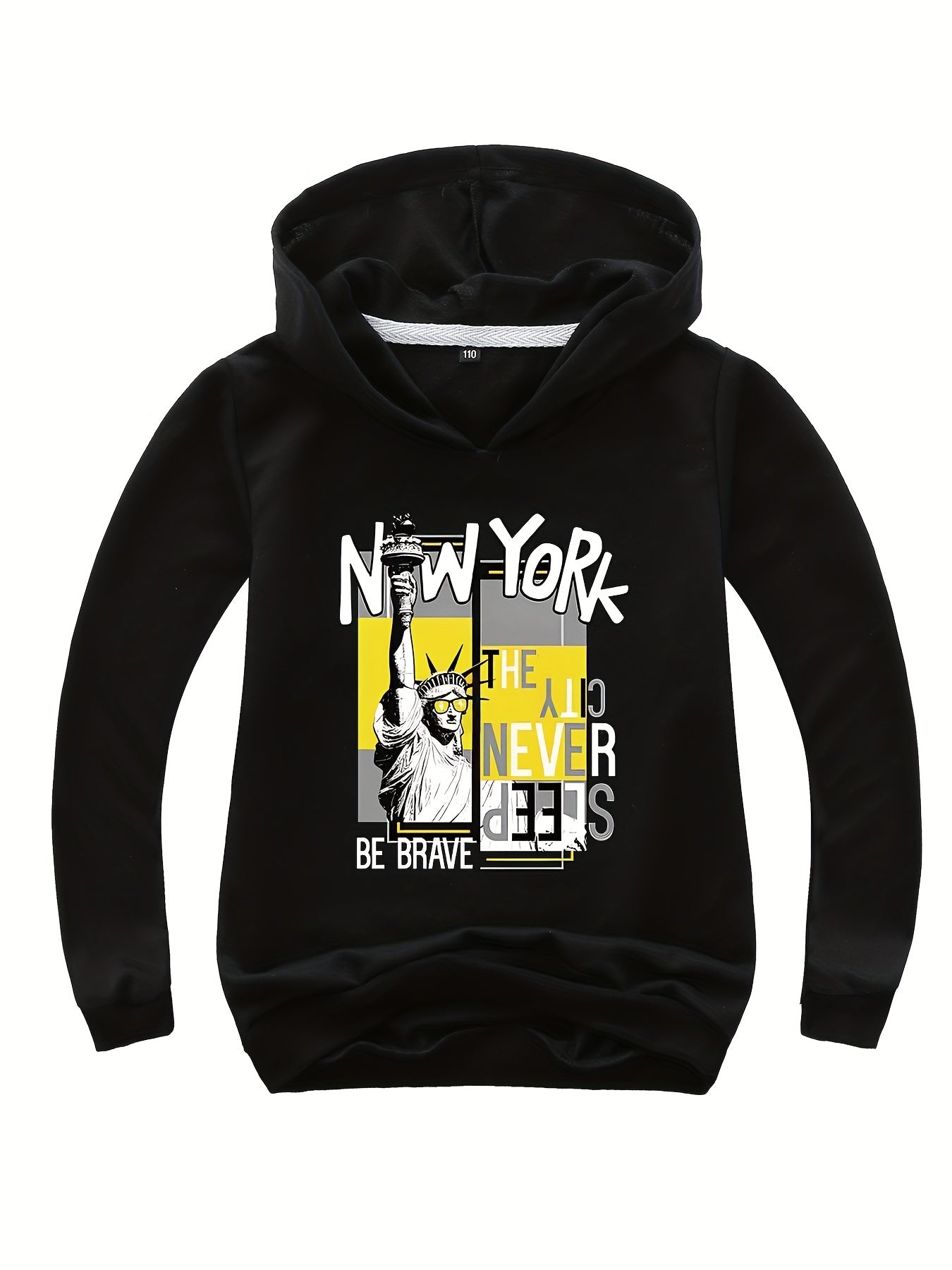 Comfy York City Print Hoodie for Kids