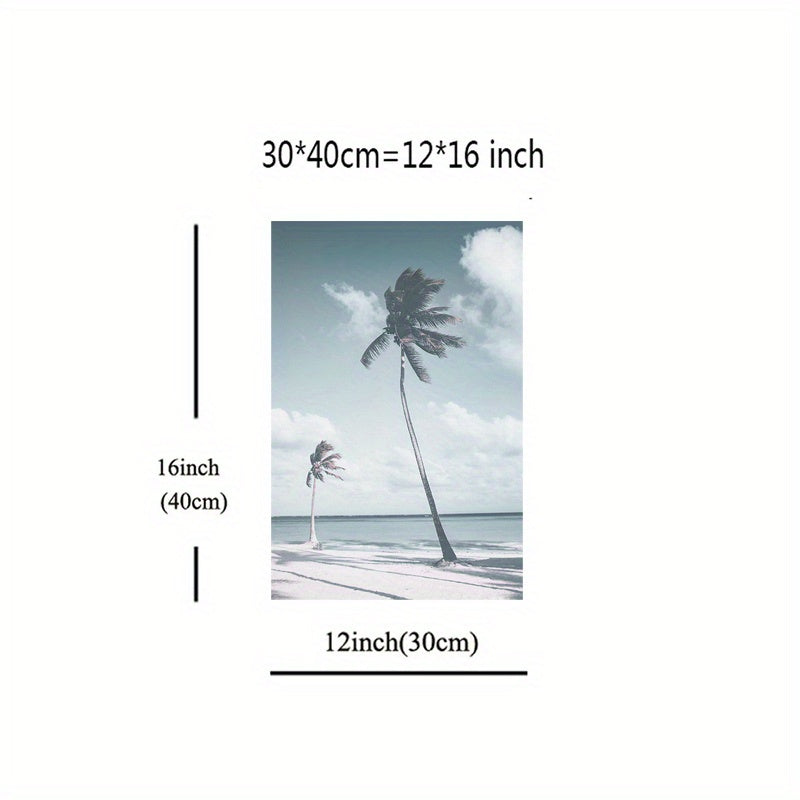 Tropical Coconut Palm Trees Wall Decor