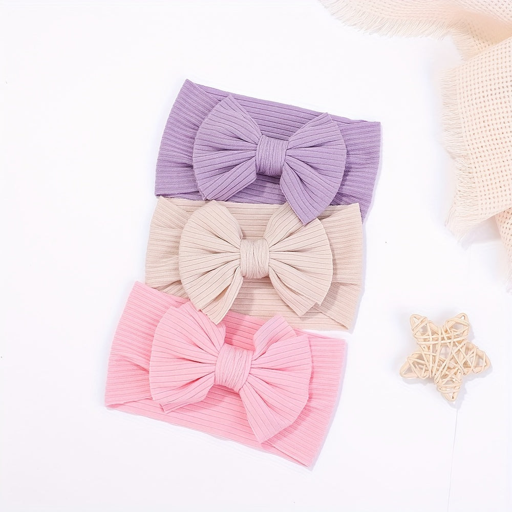5pcs Girls' Elastic Hair Bands Kids Headwear Baby Hair Accessories