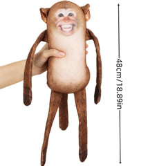 Prankster Monkey Plush Light Brown Hanging Toy
