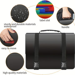 25 Pockets Portable Organ Bag for Document Storage