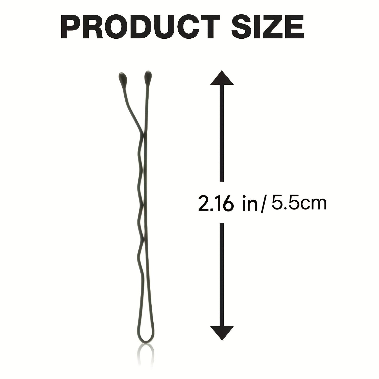 20pcs Metal Bobby Hair Pins in Storage Container