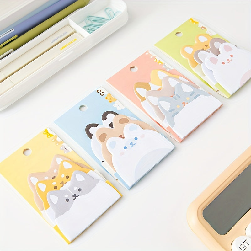 180 Sheets Cartoon Animal Sticky Notes for Home Office School Supplies