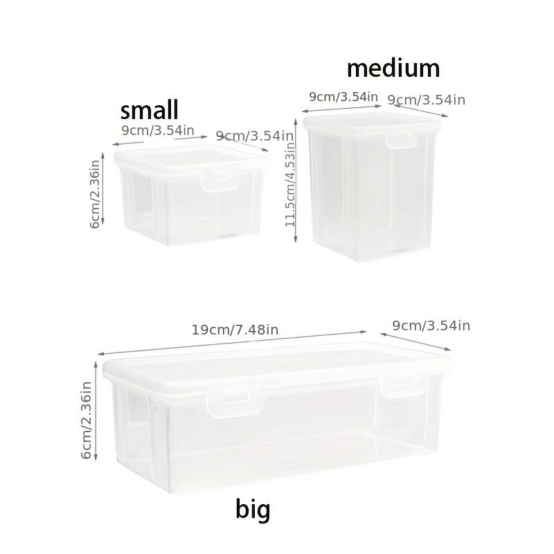 3pcs Spice Storage Box Sichuan Pepper Aniseed Storage Tank Cinnamon Dry Pepper