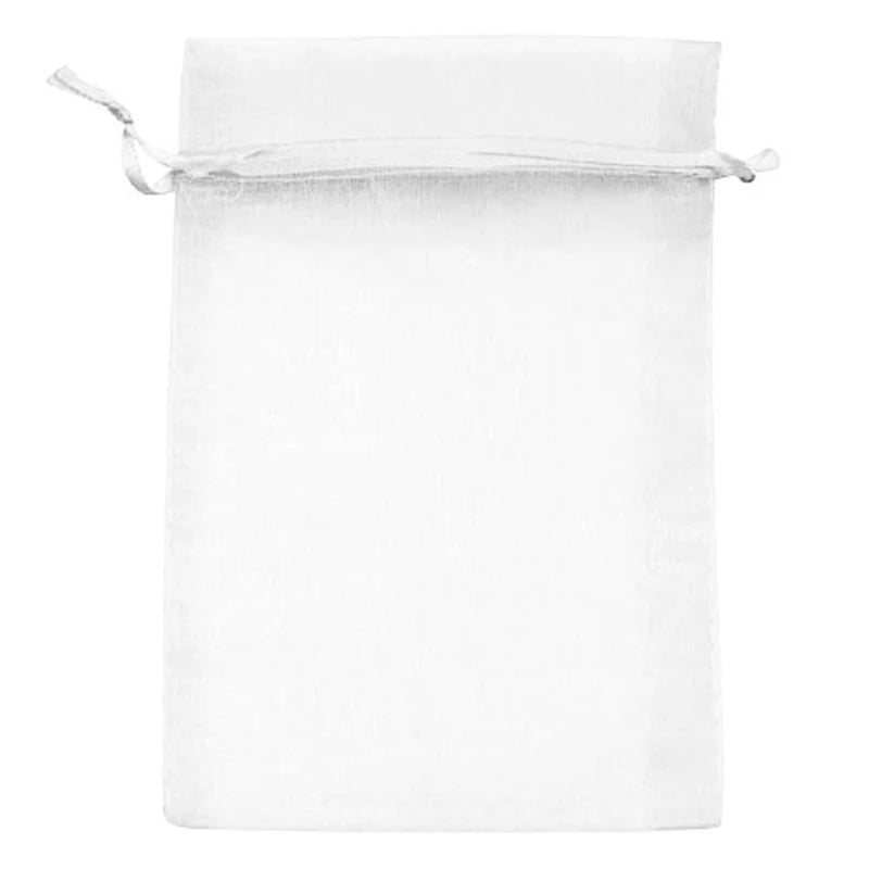 100pcs/lot 10x13cm Organza Bags Wedding Pouches Christmas Gift Bag
