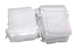 100pcs/lot 10x13cm Jewelry Packaging Christmas Gift Bags Drawstring Organza