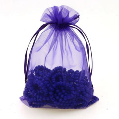 100pcs Organza Drawstring Bags 13x18cm Wedding Party Gift Pouches