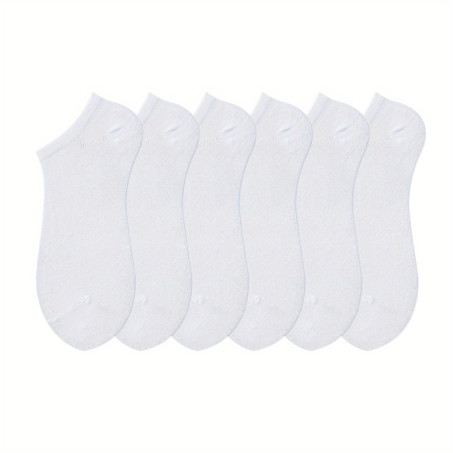 6 Pairs Soft & Lightweight Ankle Socks Women's Stockings