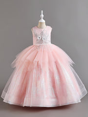 Sparkle Formal Dress For Girls Pageant Party Wedding Evening Long Maxi Gown