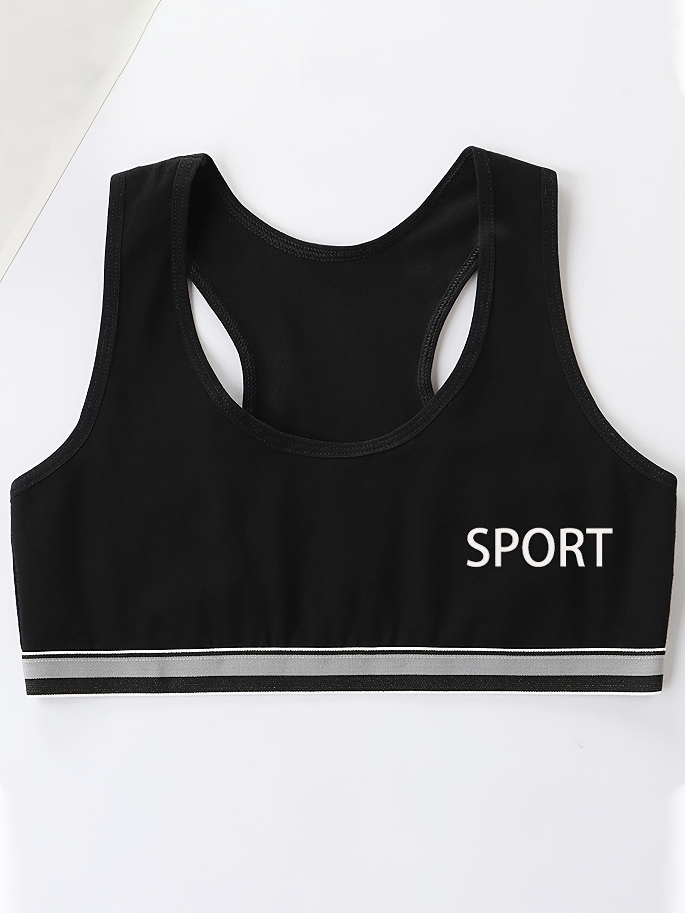Girls Wireless Padded Sport Bra Kids Underwear