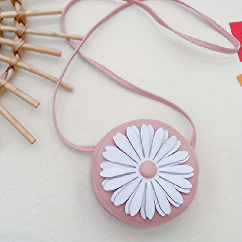 Kids Flower Crossbody Bag Coin Purse For Girls