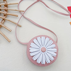 Kids Flower Crossbody Bag Coin Purse For Girls