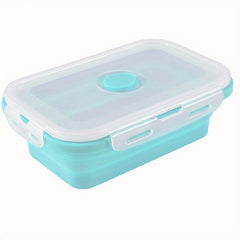 4pcs Foldable Lunch Box Leakproof Container for Teens & Wo