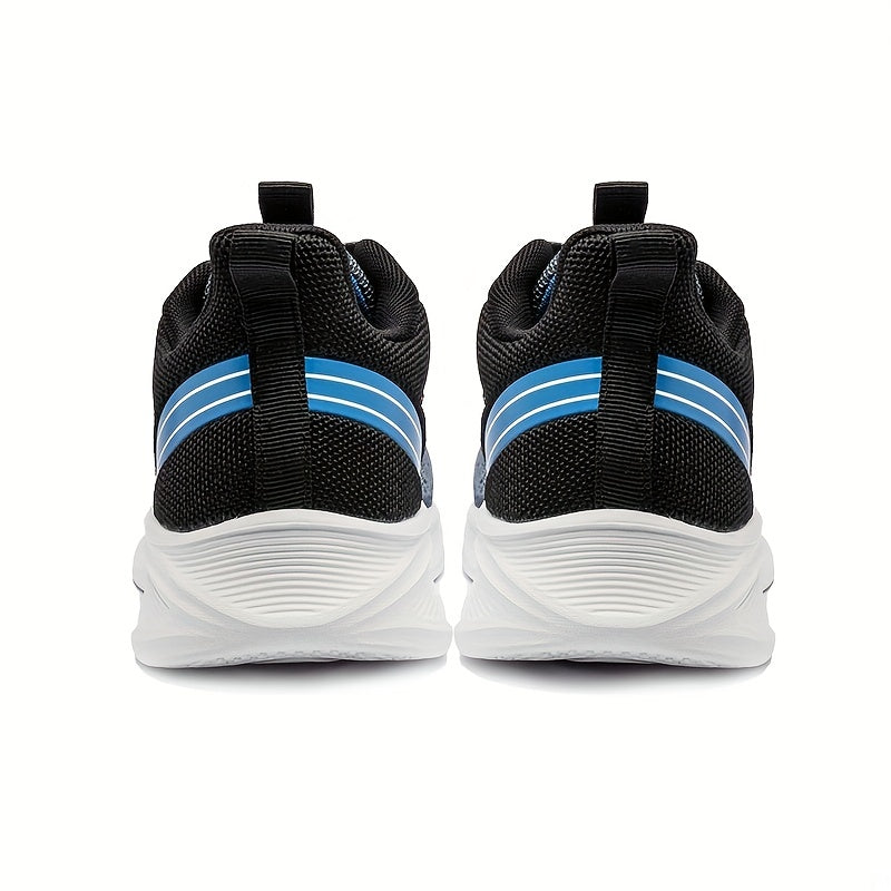 Men's Weave Knit Lace Up Casual Shoes Lightweight Comfy Sneaker