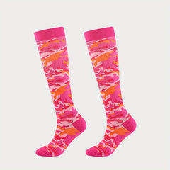 3 Pairs Colorful Compression Socks for Men & Women