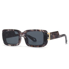 Vintage Square Frame Lens Sunglasses