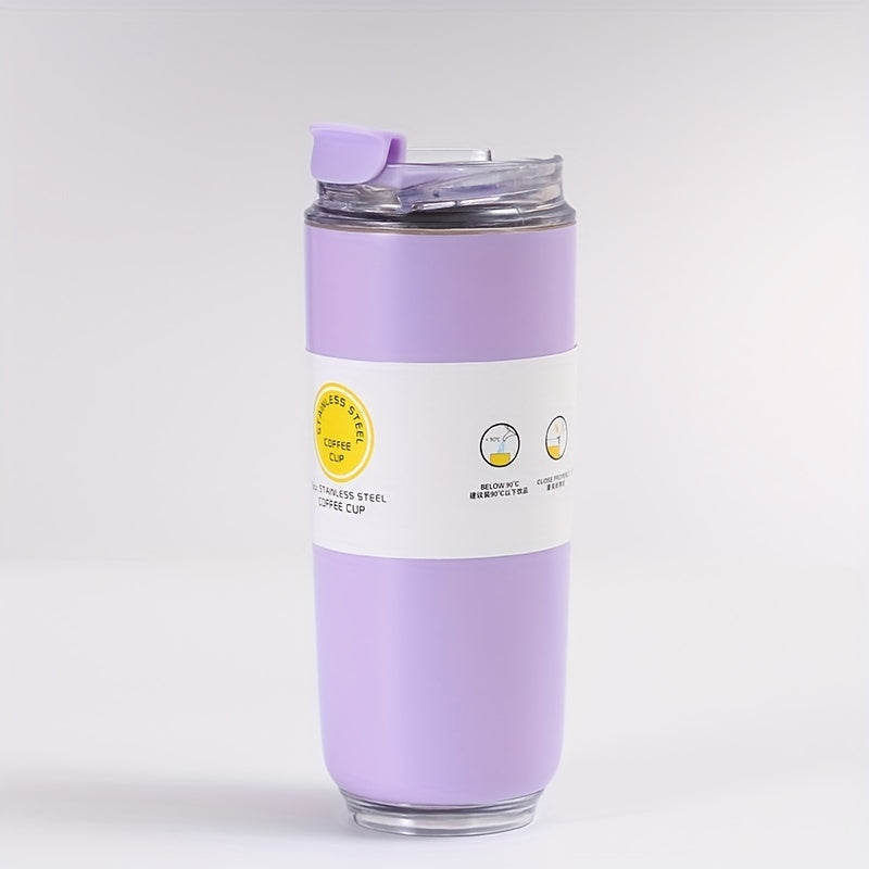 500ml Stainless Steel Student Cup Lightweight Insulated Coffee Cup Gift