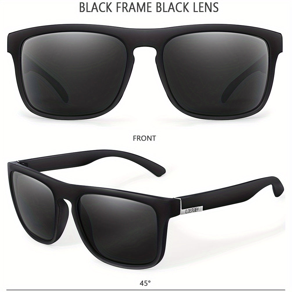 LOISRUBY UV400 Polarized Sunglasses For Men Fishing Camping Hiking Driving