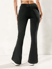 2pcs High Stretch Wide Leg Flared Yoga Pants