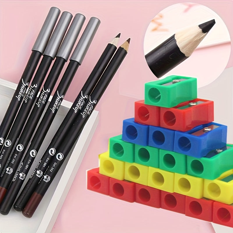 Brown Eyeliner Pencil Waterproof Sweat Proof Long Lasting Smudge Proof