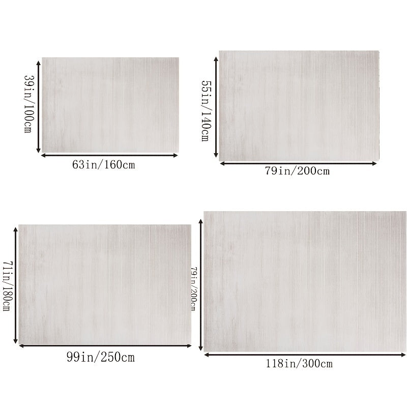 Soft Fluffy Faux Wool Area Rug Washable Large Indoor Carpet