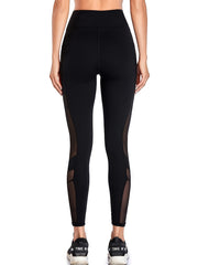 Sports Leggings Wide Waistband Butt Lifting Yoga Pants