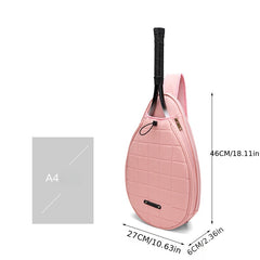 Crossbody Bag for Badminton & Tennis Rackets Chest Shoulder Purse