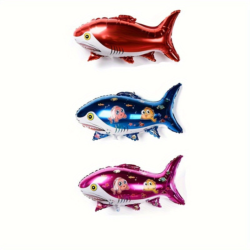 Cartoon Shark Aluminum Film Balloon Festive Wedding Party Decoration
