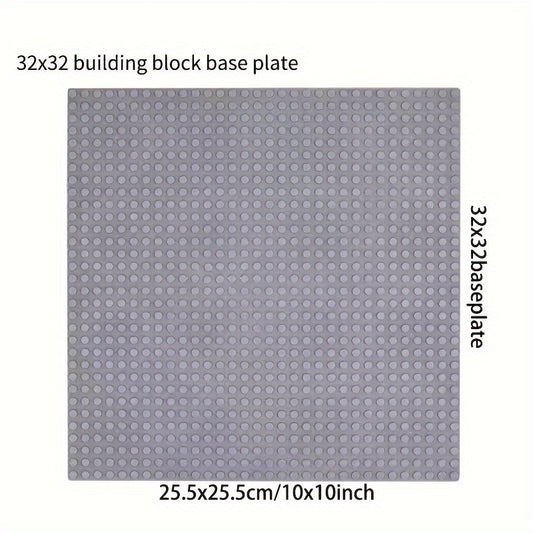 Building Block Base Plate 32x32 Studs Compatible with Most Brands