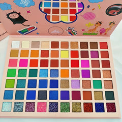 70 Eyeshadow Palette Shimmer Matte Finish