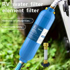 RV Water Filter Inline Reduces Bad Taste Odor Sediment