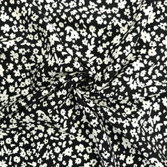 1yd Faux Cotton Fabric for DIY Clothes Pants Dress Quilt Covering