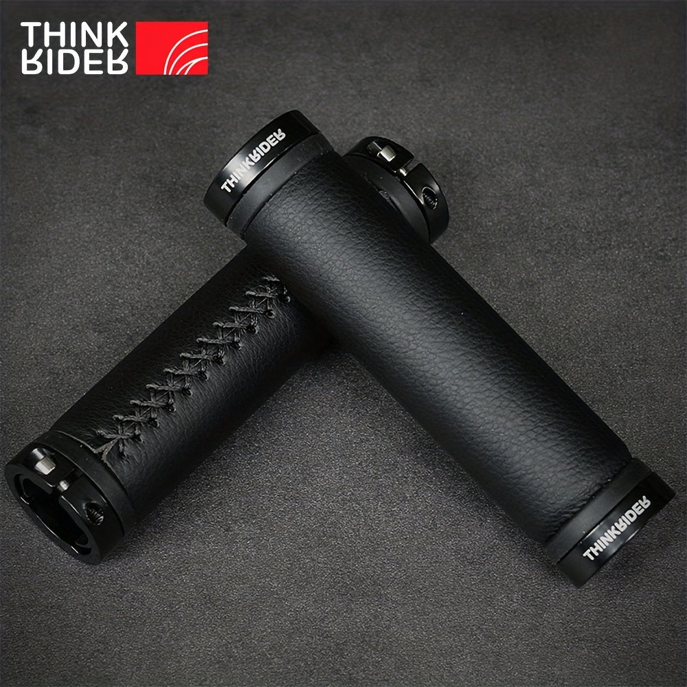 ThinkRIder Fiber Leather Handlebar Grips for City Bikes & Scooters