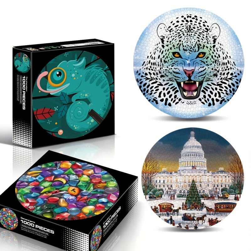 1000pcs Jigsaw Puzzles For Adults&kids Perfect Holiday Gift Decompression Toys