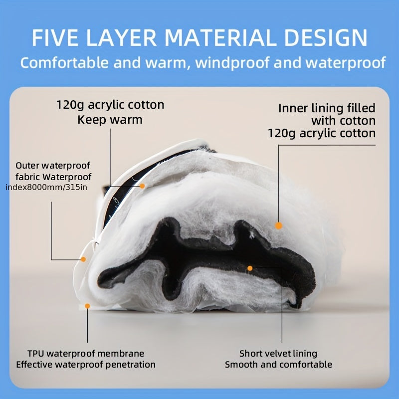 Winter Outdoor Gloves Windproof Waterproof Touch Screen Warm 30?