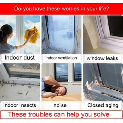 1m Transparent Windproof Sealing Strip Self-adhesive Window Dustproof