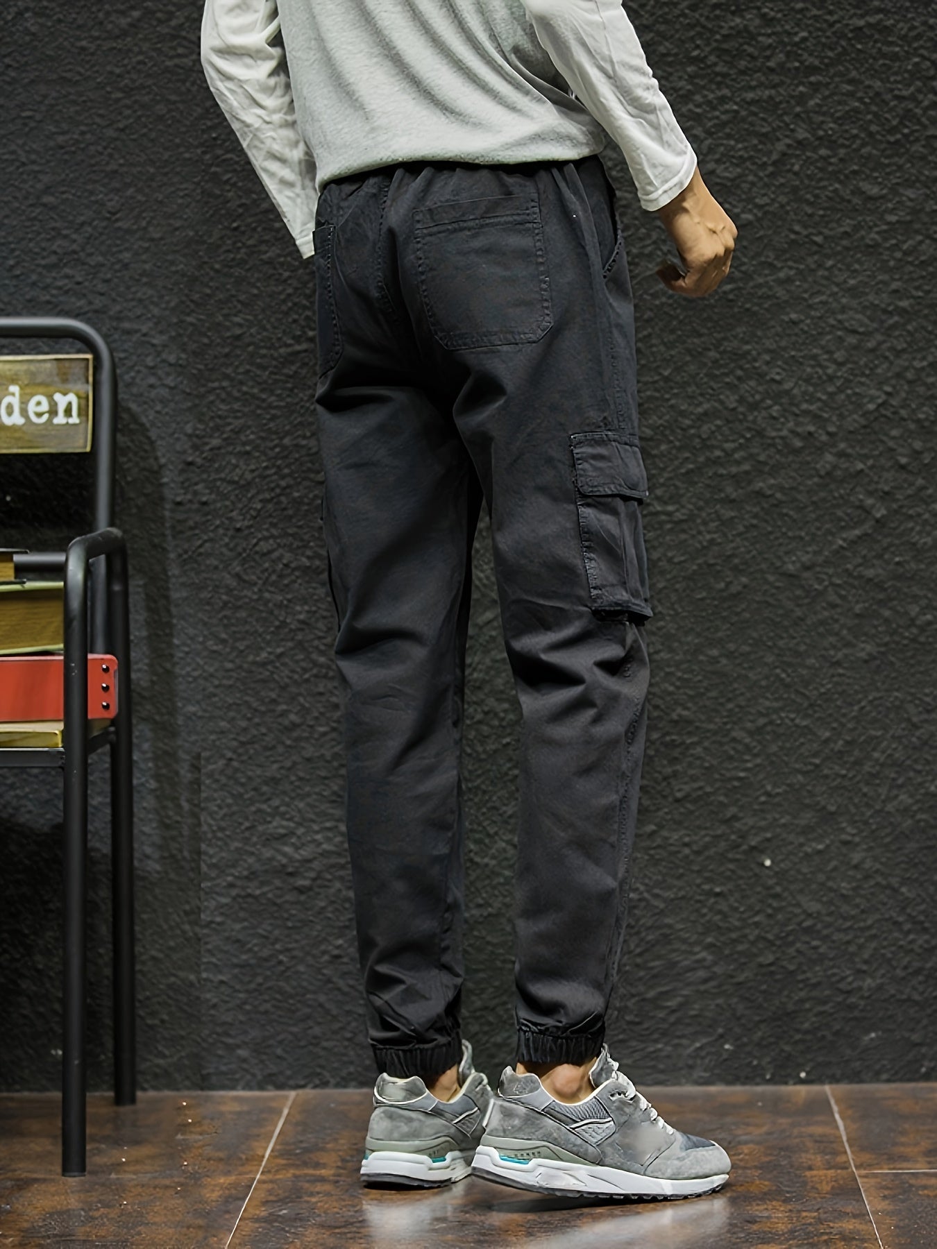 Cargo Pants Men's Casual Techwear Drawstring Cargo Pants Hip Hop Joggers