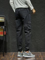 Cargo Pants Men's Casual Techwear Drawstring Cargo Pants Hip Hop Joggers