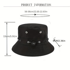 Men's Bucket Hat Sun Protection Adjustable Fisherman Hat